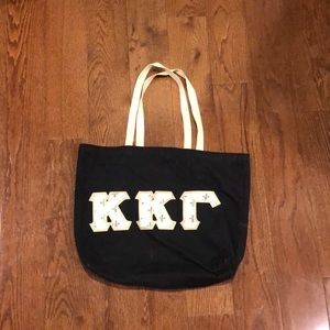 Kappa Kappa Gamma KKG Lettered Tote